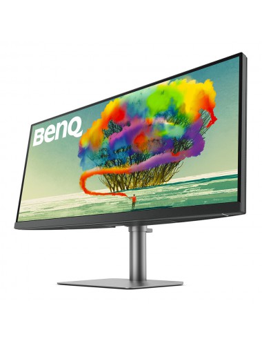 BenQ PD3420Q pantalla para PC 86,4 cm (34") 3440 x 1440 Pixeles Quad HD LED Gris