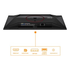 AOC G4 Q27G4SDR écran plat de PC 67,3 cm (26.5") 2560 x 1440 pixels Quad HD QD-OLED Noir, Rouge
