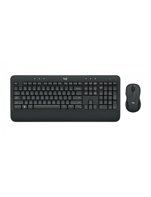 Logitech MK545 ADVANCED Wireless Keyboard and Mouse Combo tastiera Mouse incluso Ufficio RF Wireless Francese Nero