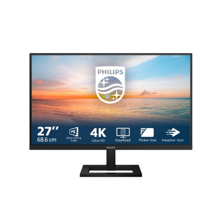 Philips 1000 series 27E1N1900AE 00 écran plat de PC 68,6 cm (27") 3840 x 2160 pixels 4K Ultra HD LCD Noir