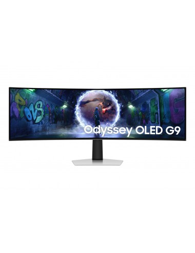 Samsung S49DG934SU Monitor PC 124,5 cm (49") 5120 x 1440 Pixel Dual QHD OLED Argento