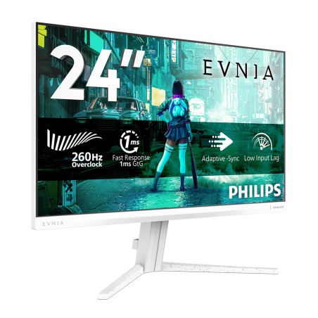 Philips Evnia 3000 24M2N3201PL/00 écran plat de PC 60,5 cm (23.8") 1920 x 1080 pixels Full HD LCD Blanc