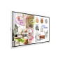 Samsung WM85FX tableau blanc interactif 2,16 m (85") 3840 x 2160 pixels Écran tactile Gris, Blanc HDMI