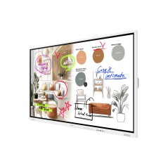 Samsung WM85FX tableau blanc interactif 2,16 m (85") 3840 x 2160 pixels Écran tactile Gris, Blanc HDMI