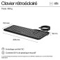 HP Clavier filaire rétroéclairé multi-appareil 405
