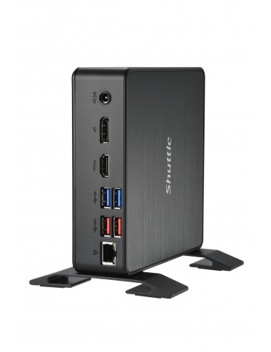 Shuttle NC40U barebone per PC stazione di lavoro 0.84L sized PC Nero 7305 Intel SoC 1,1 GHz