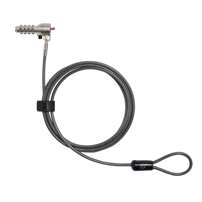 HP Câble de verrouillage avec combinaison Essential Nano HP Câble de verrouillage avec combinaison Essential Nano