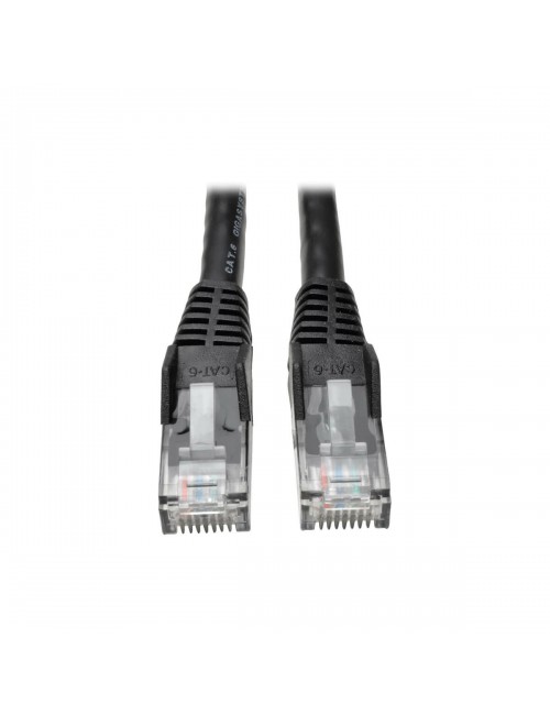 Tripp Lite N201-007-BK Cable Ethernet (UTP) Patch Moldeado Snagless Cat6 Gigabit (RJ45 M M), Negro, 2.13 m [7 pies]