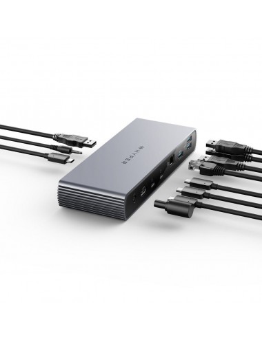 Targus HDTB4D-EU base para portátil y replicador de puertos Acoplamiento Thunderbolt 4 Gris