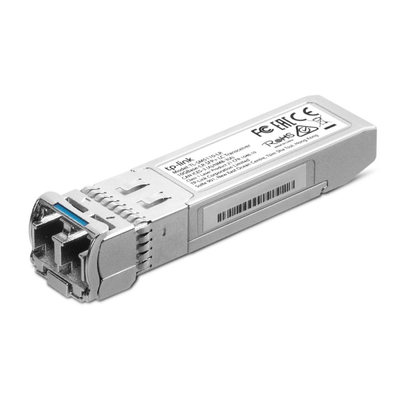 TP-Link Omada TL-SM5110-LR module émetteur-récepteur de réseau Fibre optique 10000 Mbit/s SFP+ 1310 nm TP-Link Omada TL-SM5110-LR module émetteur-récepteur de réseau Fibre optique 10000 Mbit/s SFP+ 1310 nm