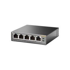 TP-Link TL-SG1005P Non-géré Gigabit Ethernet (10 100 1000) Connexion Ethernet, supportant l'alimentation via ce port (PoE) Noir