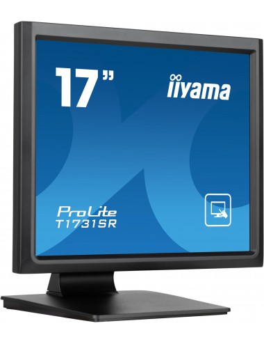 iiyama ProLite T1731SR-B1S pantalla para PC 43,2 cm (17") 1280 x 1024 Pixeles SXGA LCD Pantalla táctil Negro