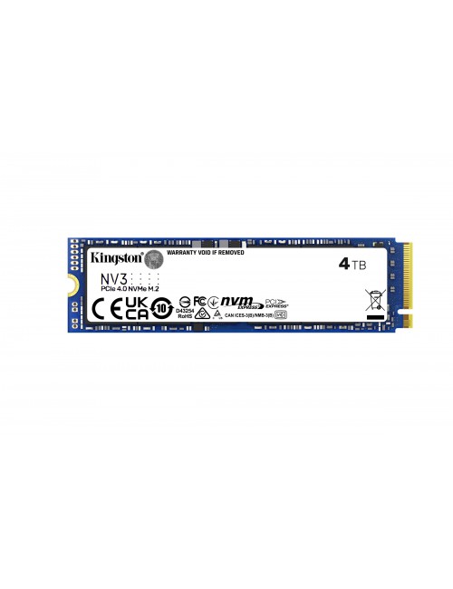 Kingston Technology NV3 4 TB M.2 PCI Express 4.0 NVMe 3D NAND