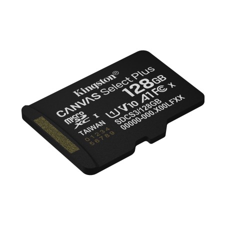 Kingston Technology 128GB micSDXC Canvas Select Plus Gen3 150R A1 (Adaptateur SD non inclus)