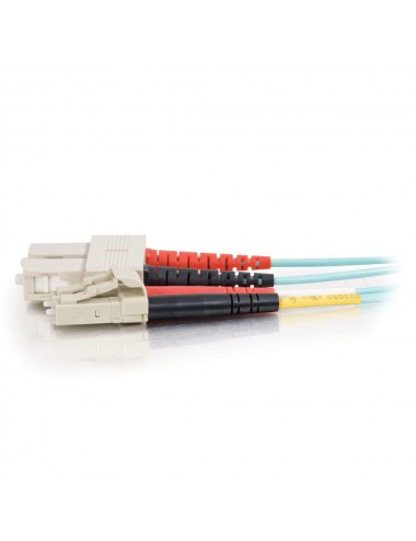 C2G 85531 câble InfiniBand et à fibres optiques 1 m LC SC OFNR Turquoise