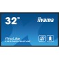 iiyama LH3260HS-B1AG Écran d'affichage dynamique Carte A numérique 80 cm (31.5") LED Wifi 500 cd/m² Full HD Noir Intégré dans iiyama LH3260HS-B1AG Écran d'affichage dynamique Carte A numérique 80 cm (31.5") LED Wifi 500 cd/m² Full HD Noir Intégré dans