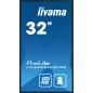 iiyama LH3260HS-B1AG Écran d'affichage dynamique Carte A numérique 80 cm (31.5") LED Wifi 500 cd/m² Full HD Noir Intégré dans iiyama LH3260HS-B1AG Écran d'affichage dynamique Carte A numérique 80 cm (31.5") LED Wifi 500 cd/m² Full HD Noir Intégré dans