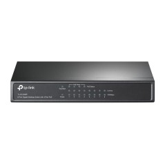 TP-Link TL-SG1008P Géré Gigabit Ethernet (10 100 1000) Connexion Ethernet, supportant l'alimentation via ce port (PoE) Gris