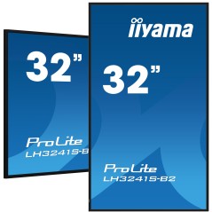 iiyama LH3241S-B2 Écran d'affichage dynamique En forme de kiosk 80 cm (31.5") LED 350 cd m² Full HD Noir 24 7
