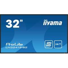 iiyama LH3241S-B2 Écran d'affichage dynamique En forme de kiosk 80 cm (31.5") LED 350 cd/m² Full HD Noir 24/7