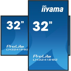 iiyama LH3241S-B2 Écran d'affichage dynamique En forme de kiosk 80 cm (31.5") LED 350 cd m² Full HD Noir 24 7
