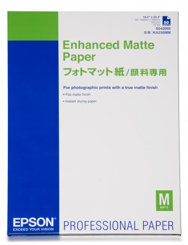 Epson Enhanced Matte Paper, DIN A2, 192 g m², 50 hojas