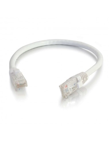 C2G Cable de conexión de red de 3 m Cat5e sin blindaje y con funda (UTP), color blanco