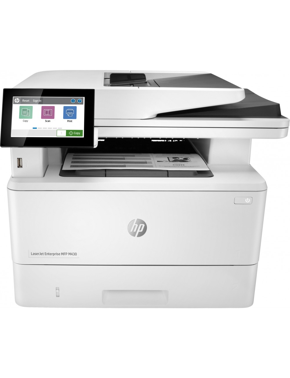 HP LaserJet Enterprise Impresora multifunción M430f, Blanco y negro, Impresora para Empresas, Imprima, copie, escanee y envíe