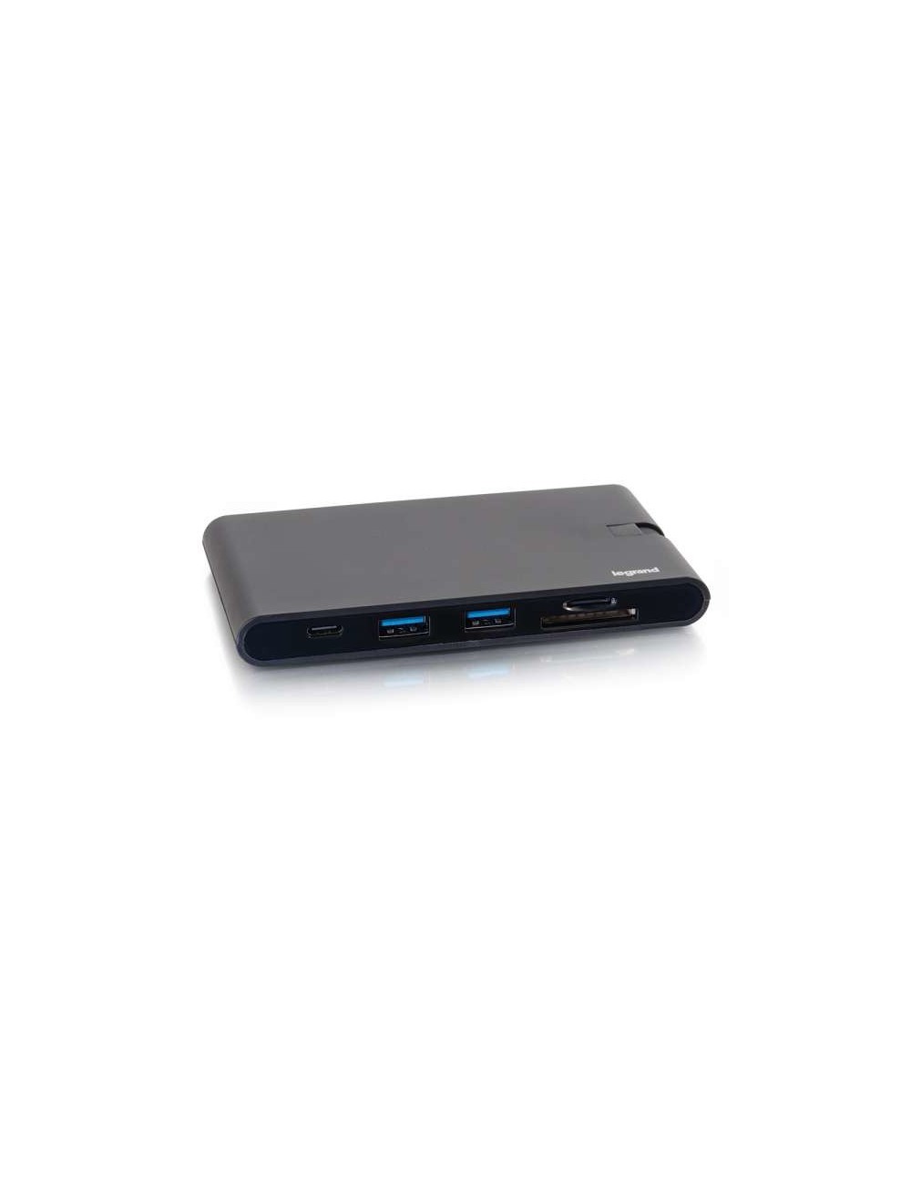 C2G 82117 replicatore di porte e docking station per laptop USB 2.0 Type-C Nero