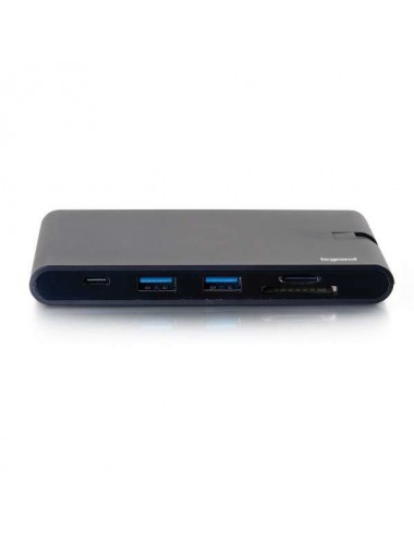 C2G 82117 replicatore di porte e docking station per laptop USB 2.0 Type-C Nero