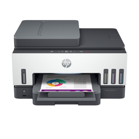 HP Smart Tank 7605 Sans fil All-in-One Couleur Imprimante, Impression recto-verso copieur, scanner