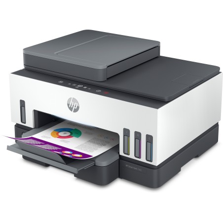 HP Smart Tank 7605 Sans fil All-in-One Couleur Imprimante, Impression recto-verso copieur, scanner