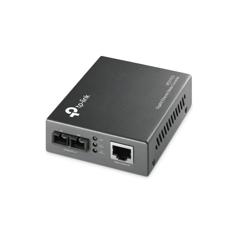TP-Link Omada MC210CS convertisseur de support réseau 1000 Mbit/s 1310 nm Monomode Noir
