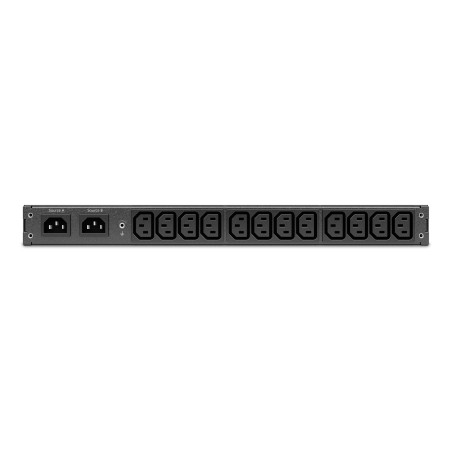 APC Rack ATS, 230V, 10A, entrée C14, 12 sorties C13