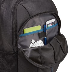 Case Logic Prevailer PREV-217 Black Midnight sac à dos Sac à dos normal Noir Polyester