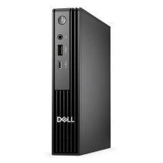 DELL Pro QCM1250 Intel® Core™ i3 i3-14100T 8 Go DDR5-SDRAM 512 Go SSD Windows 11 Pro Micro PC Mini PC Noir
