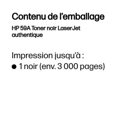 HP 59A Toner noir LaserJet authentique