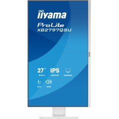 iiyama ProLite XB2797QSU-W1 écran plat de PC 68,6 cm (27") 2560 x 1440 pixels Quad HD LED Blanc