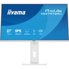 iiyama ProLite XB2797QSU-W1 écran plat de PC 68,6 cm (27") 2560 x 1440 pixels Quad HD LED Blanc