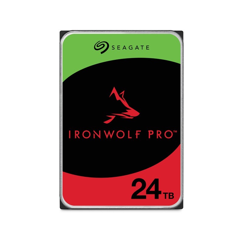 Seagate IronWolf Pro ST24000NT002 disque dur 24 To 7200 tr/min 512 Mo 3.5" Série ATA III Seagate IronWolf Pro ST24000NT002 disque dur 24 To 7200 tr/min 512 Mo 3.5" Série ATA III