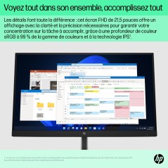 HP E-Series Écran FHD E22 G5