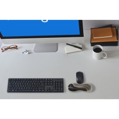 Kensington Repose-poignet Slim Duo Gel pour souris trackball - Gris