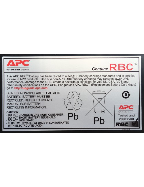 APC RBC2 batería para sistema ups Sealed Lead Acid (VRLA)