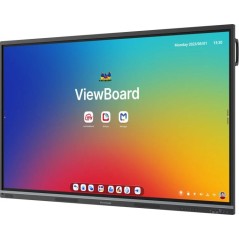 Viewsonic IFP7551-3C tableau blanc interactif 190,5 cm (75") 3840 x 2160 pixels Écran tactile Noir
