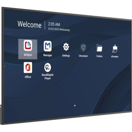 Viewsonic CDE7514-2C Écran d'affichage dynamique Écran plat de signalisation numérique 190,5 cm (75") LCD Wifi 500 cd/m² 4K