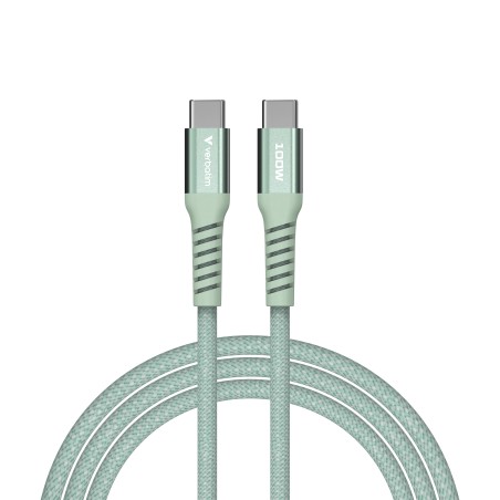 Verbatim 31855 câble USB USB 2.0 1,2 m USB C 0,48 Gbit/s 100 W Vert