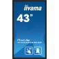 iiyama TF4339AS-B1AG écran plat de PC 108 cm (42.5") 3840 x 2160 pixels 4K Ultra HD LED Écran tactile Noir