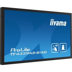 iiyama TF4339AS-B1AG écran plat de PC 108 cm (42.5") 3840 x 2160 pixels 4K Ultra HD LED Écran tactile Noir