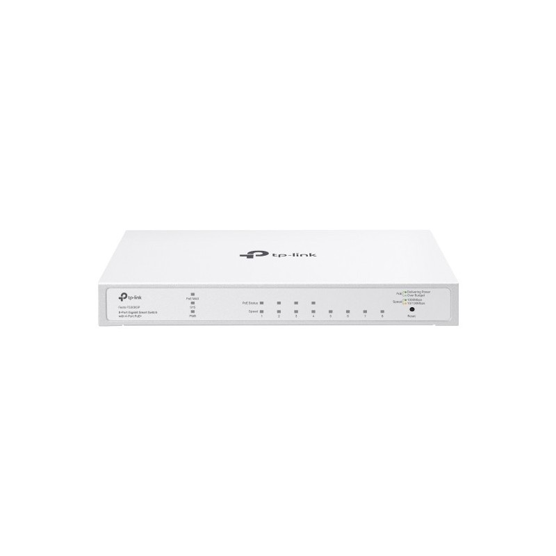 TP-Link FESTA FS308GP commutateur réseau Géré Gigabit Ethernet (10/100/1000) Connexion Ethernet, supportant l'alimentation via