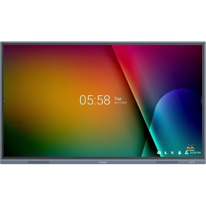 Viewsonic IFP7533-G Écran d'affichage dynamique Écran plat interactif 190,5 cm (75") LCD 350 cd/m² 4K Ultra HD Noir Écran